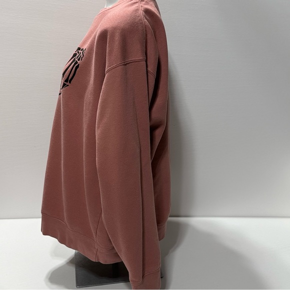 Skeleton Hands Heart Sweatshirt Spooky Swift Sweatshirt L - Picture 5 of 11